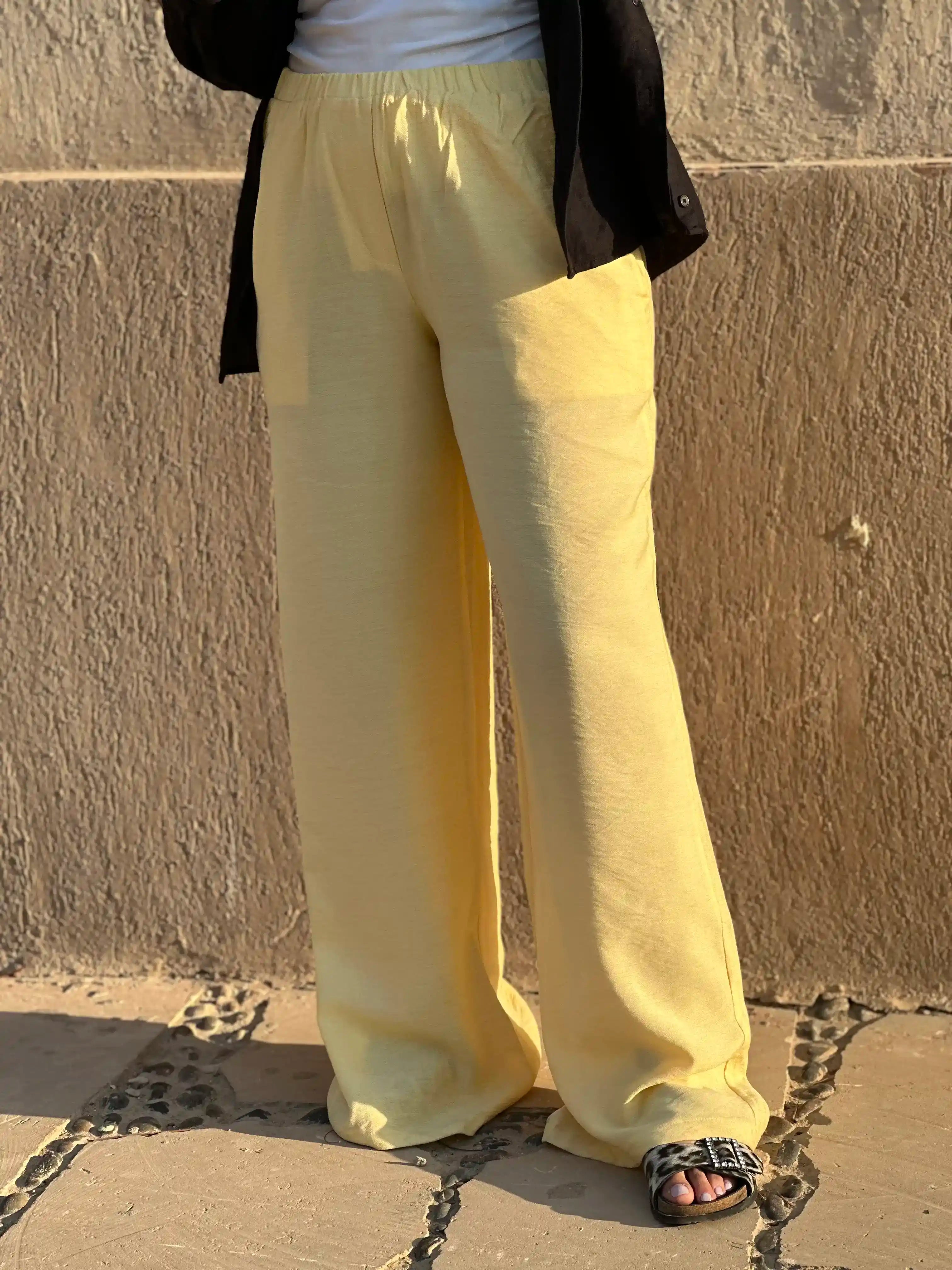 Linen Wide Pants
