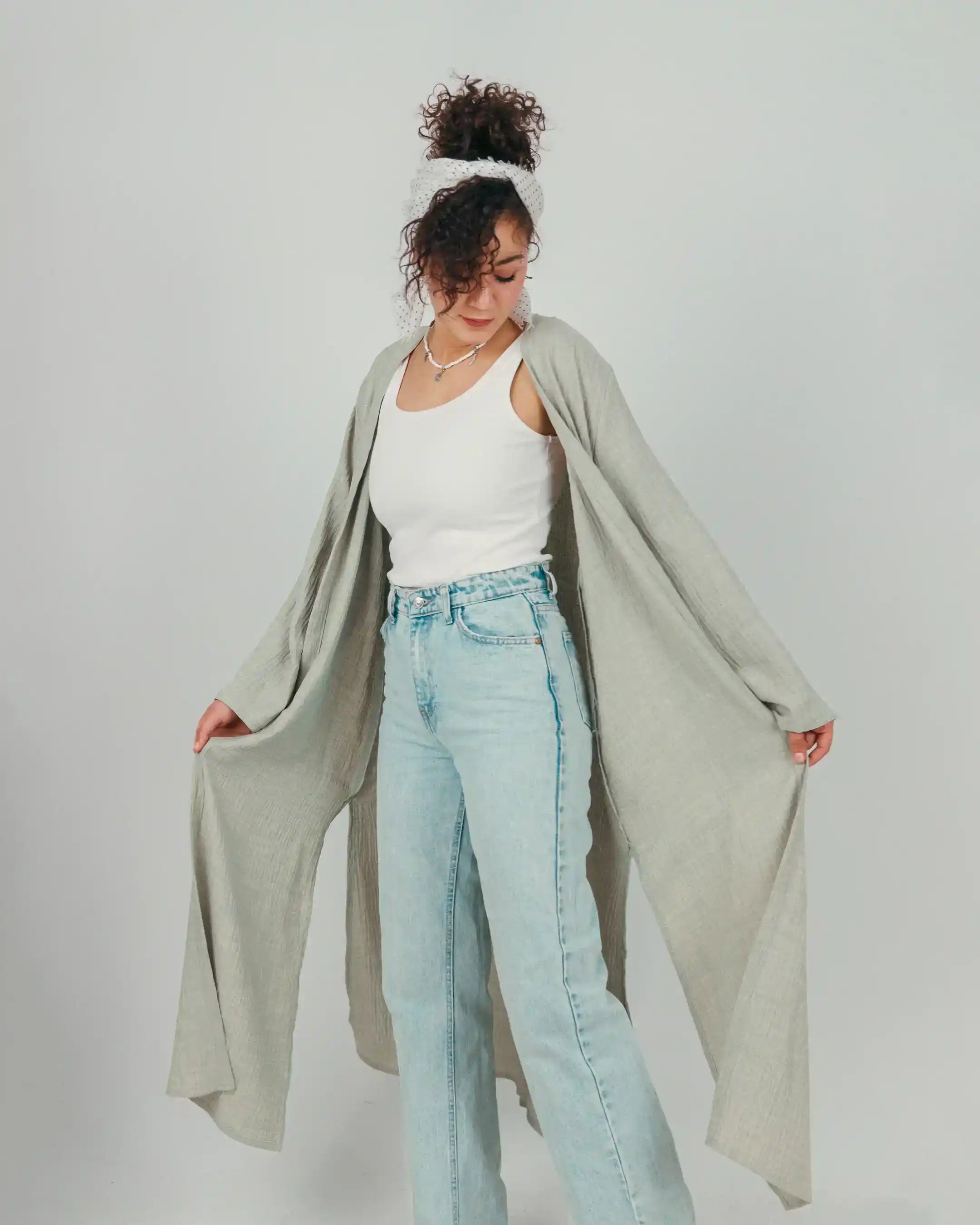 Mint Green Kimono