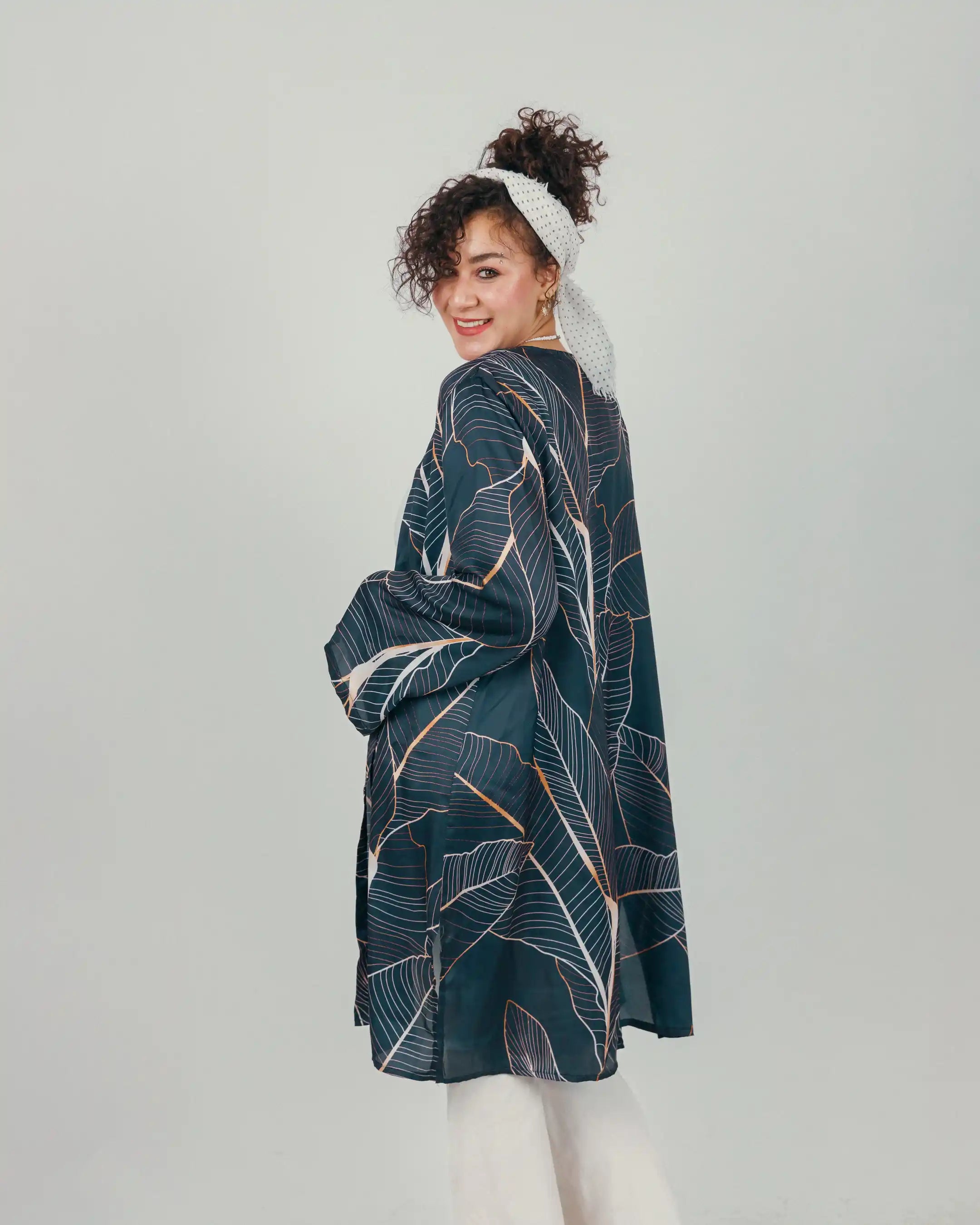 Navy kimono