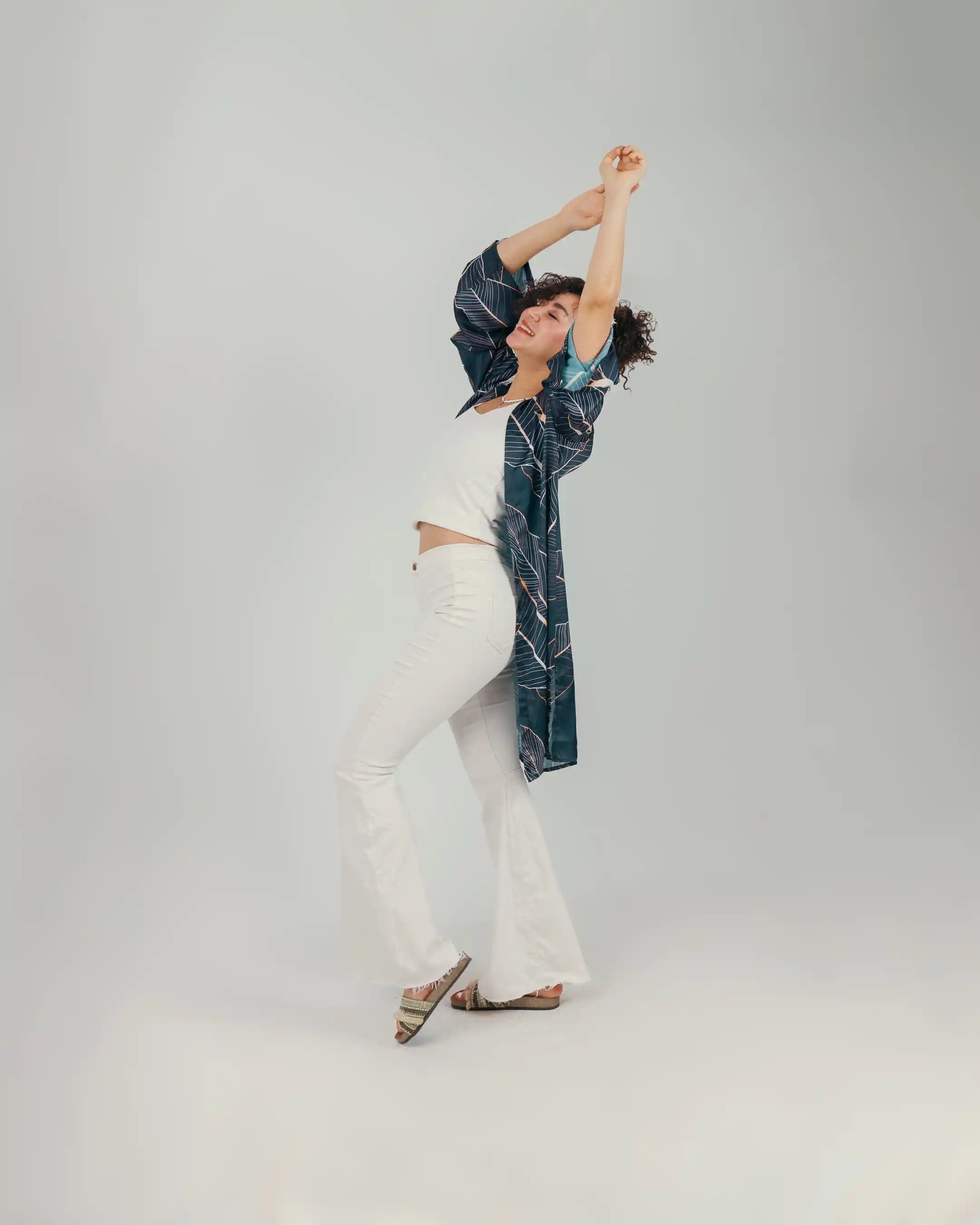 Navy kimono